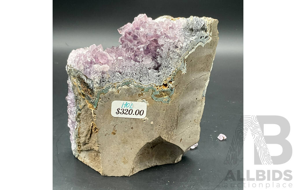 Large Natural Amethyst Crystal Cluster