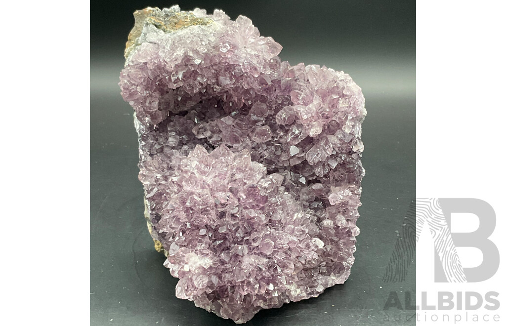 Large Natural Amethyst Crystal Cluster