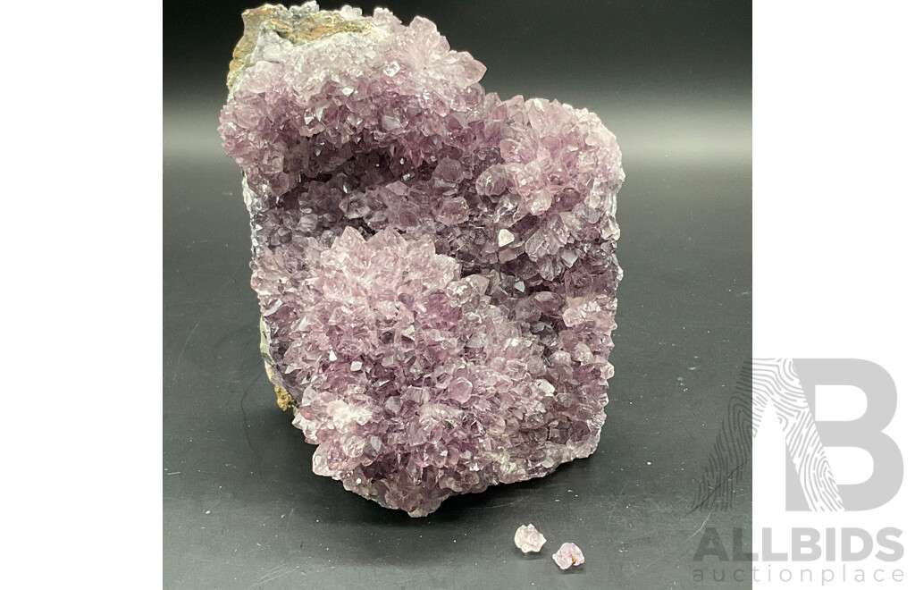Large Natural Amethyst Crystal Cluster