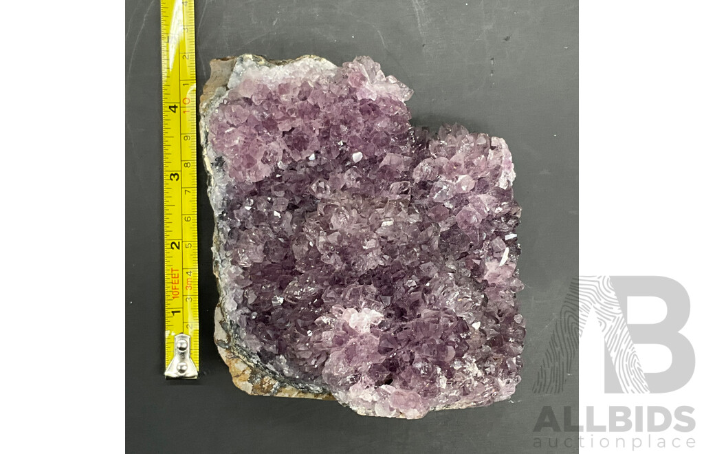 Large Natural Amethyst Crystal Cluster