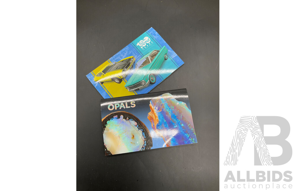 Opals Stamp Pack International Rate and FORD 100 Years in Australia Stamp Pack - Lot of 2