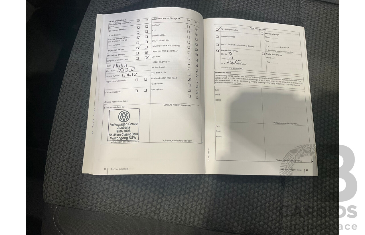 9/2011 Volkswagen Golf 118 TSI 1C 2d Cabriolet Red 1.4L