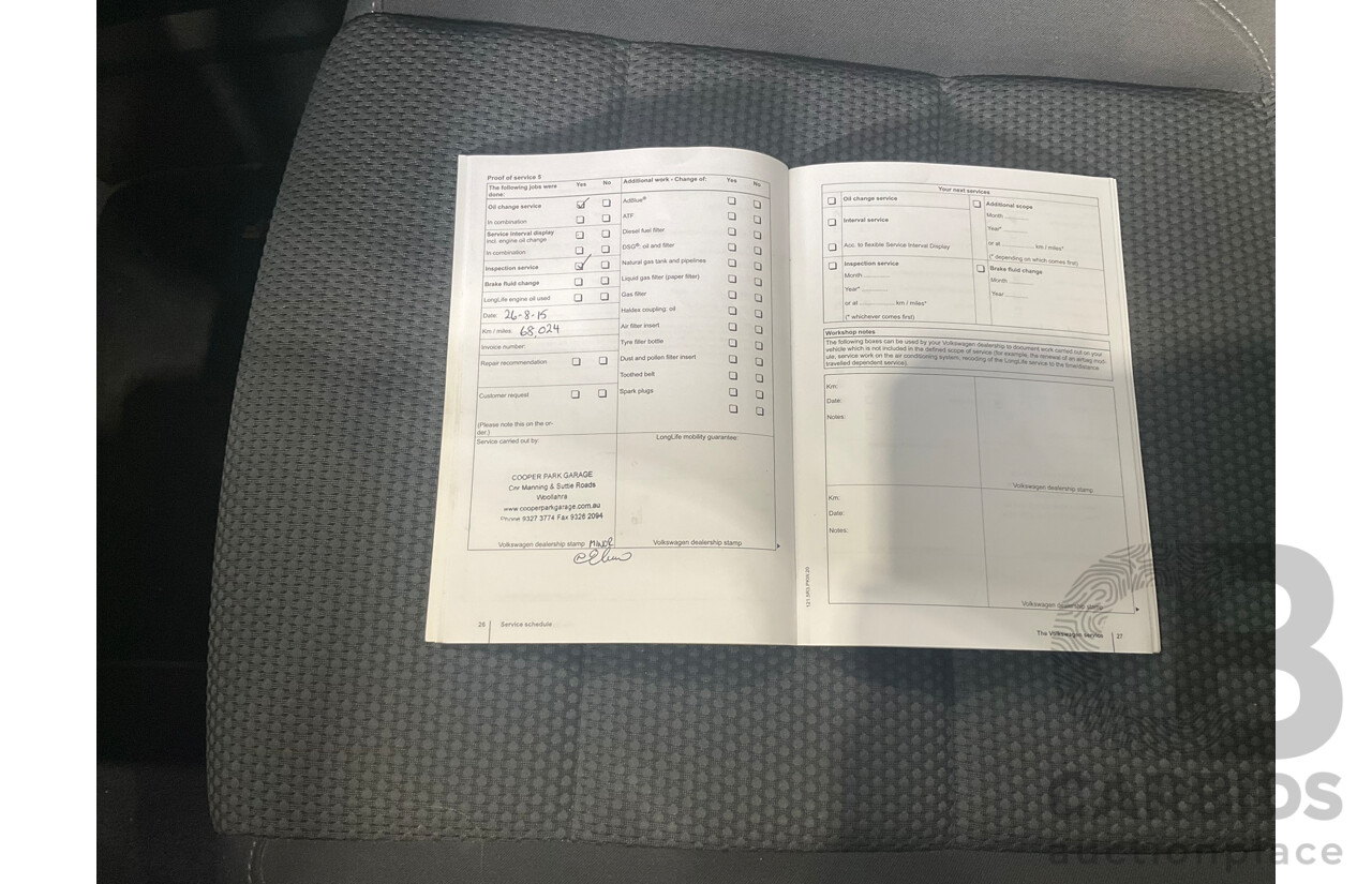 9/2011 Volkswagen Golf 118 TSI 1C 2d Cabriolet Red 1.4L