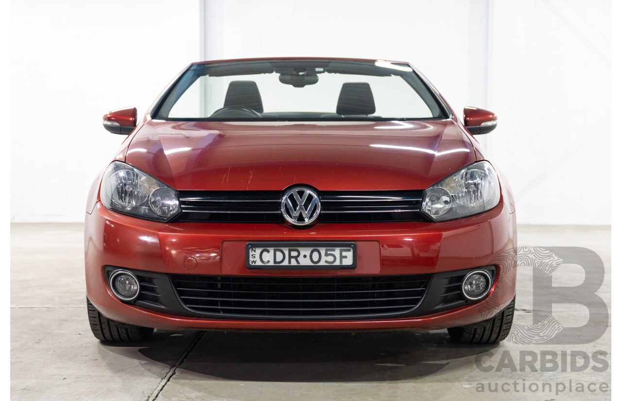 9/2011 Volkswagen Golf 118 TSI 1C 2d Cabriolet Red 1.4L