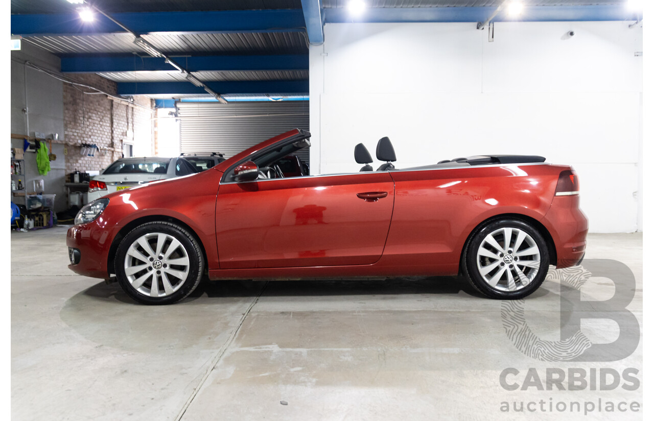 9/2011 Volkswagen Golf 118 TSI 1C 2d Cabriolet Red 1.4L