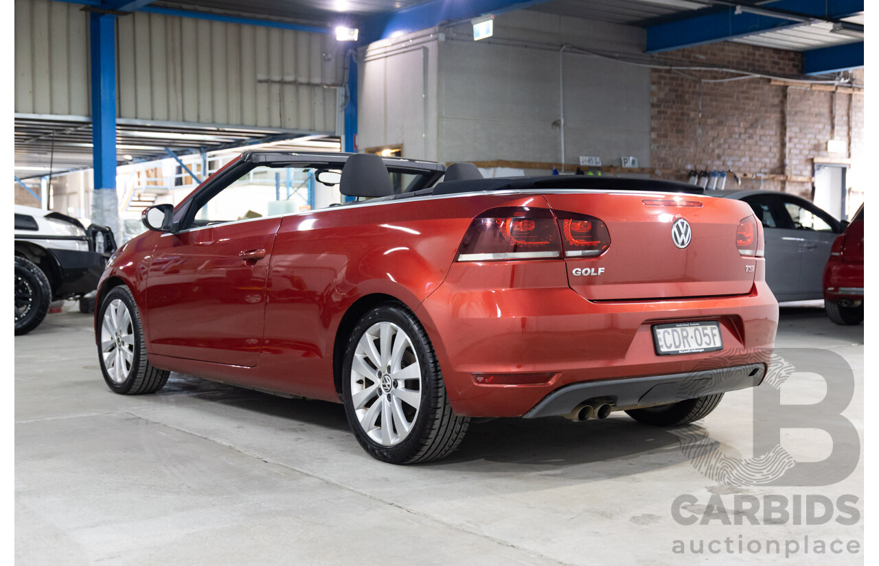 9/2011 Volkswagen Golf 118 TSI 1C 2d Cabriolet Red 1.4L