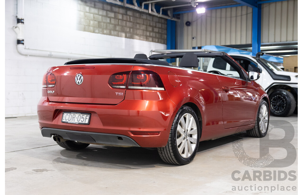 9/2011 Volkswagen Golf 118 TSI 1C 2d Cabriolet Red 1.4L