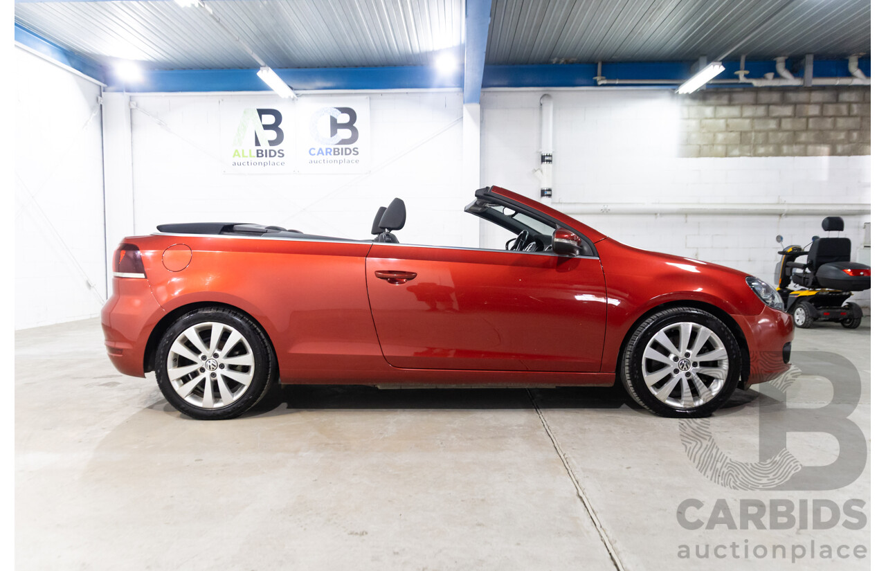 9/2011 Volkswagen Golf 118 TSI 1C 2d Cabriolet Red 1.4L