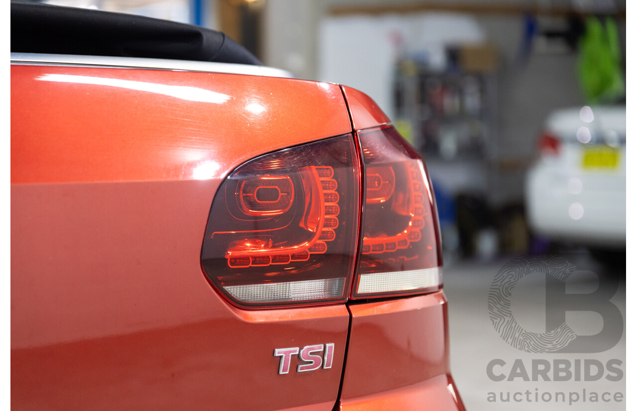 9/2011 Volkswagen Golf 118 TSI 1C 2d Cabriolet Red 1.4L