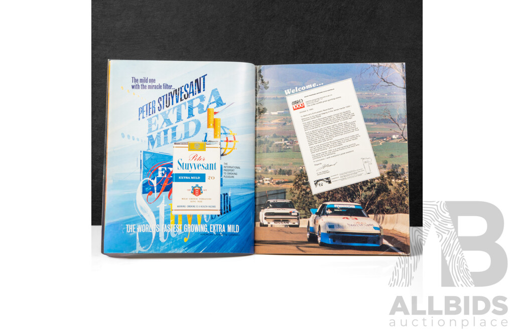 Signed Official James Hardie Bathurst 1000 1982 Race Program