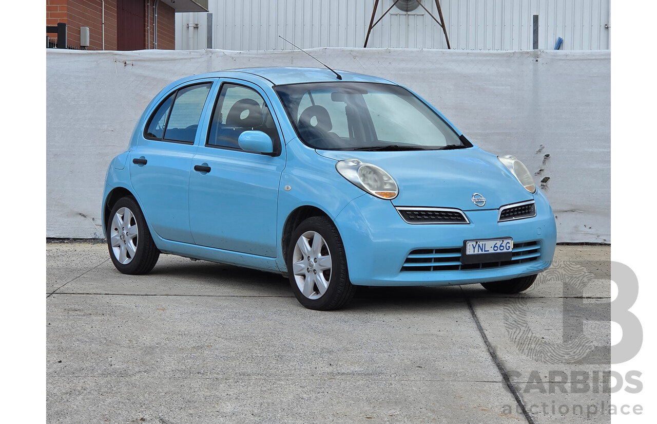 1/2009 Nissan Micra  K12 5d Hatchback Blue 1.4L