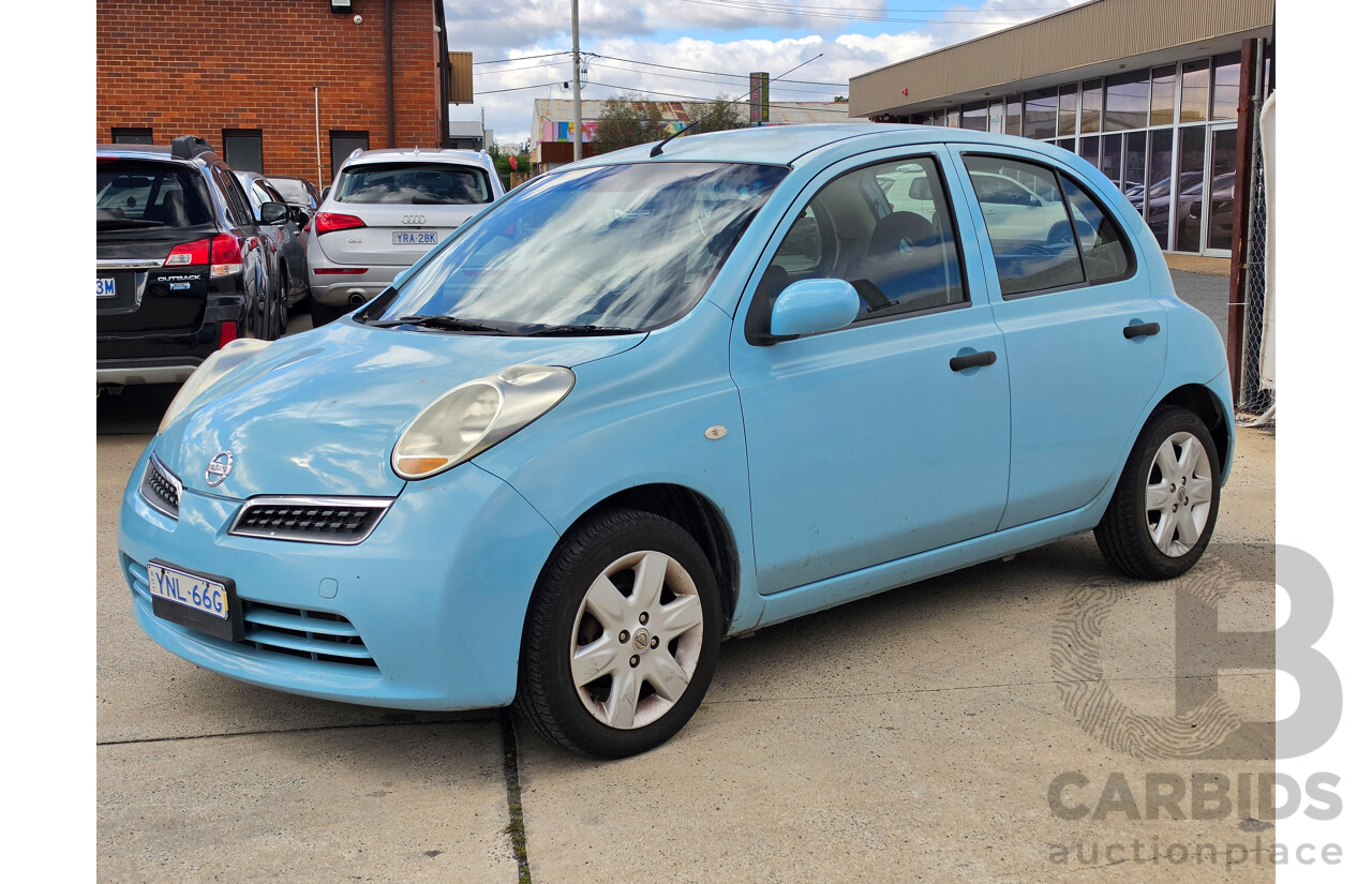 1/2009 Nissan Micra  K12 5d Hatchback Blue 1.4L