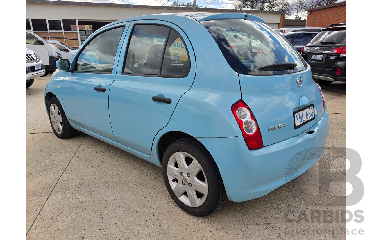 1/2009 Nissan Micra  K12 5d Hatchback Blue 1.4L