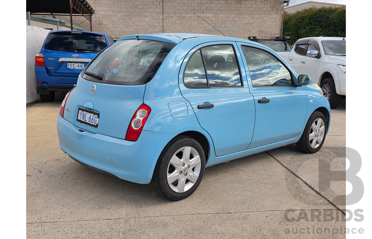 1/2009 Nissan Micra  K12 5d Hatchback Blue 1.4L