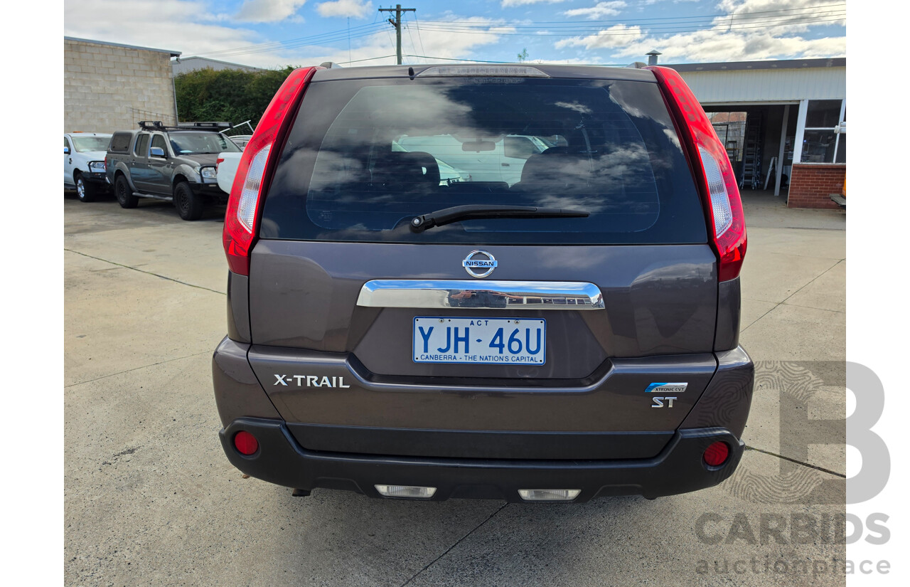 1/2013 Nissan X-Trail ST (fwd) T31 MY11 4d Wagon Grey 2.0L