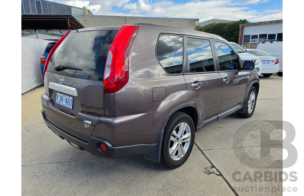 1/2013 Nissan X-Trail ST (fwd) T31 MY11 4d Wagon Grey 2.0L