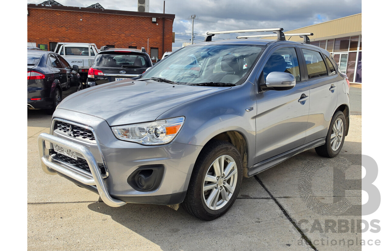 11/2013 Mitsubishi ASX (4wd) XB MY14 4d Wagon Grey 2.3L