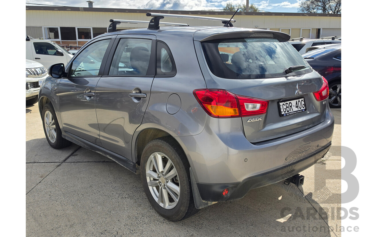 11/2013 Mitsubishi ASX (4wd) XB MY14 4d Wagon Grey 2.3L