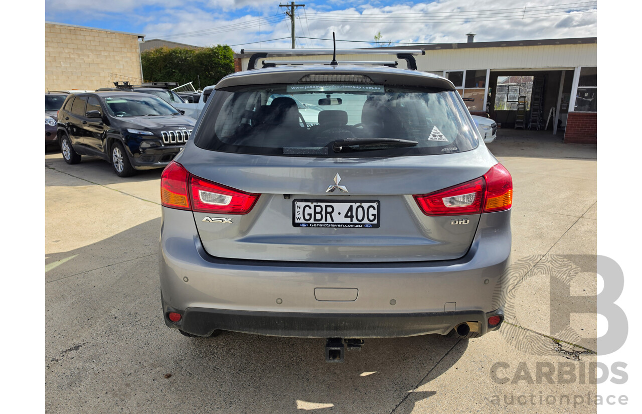 11/2013 Mitsubishi ASX (4wd) XB MY14 4d Wagon Grey 2.3L