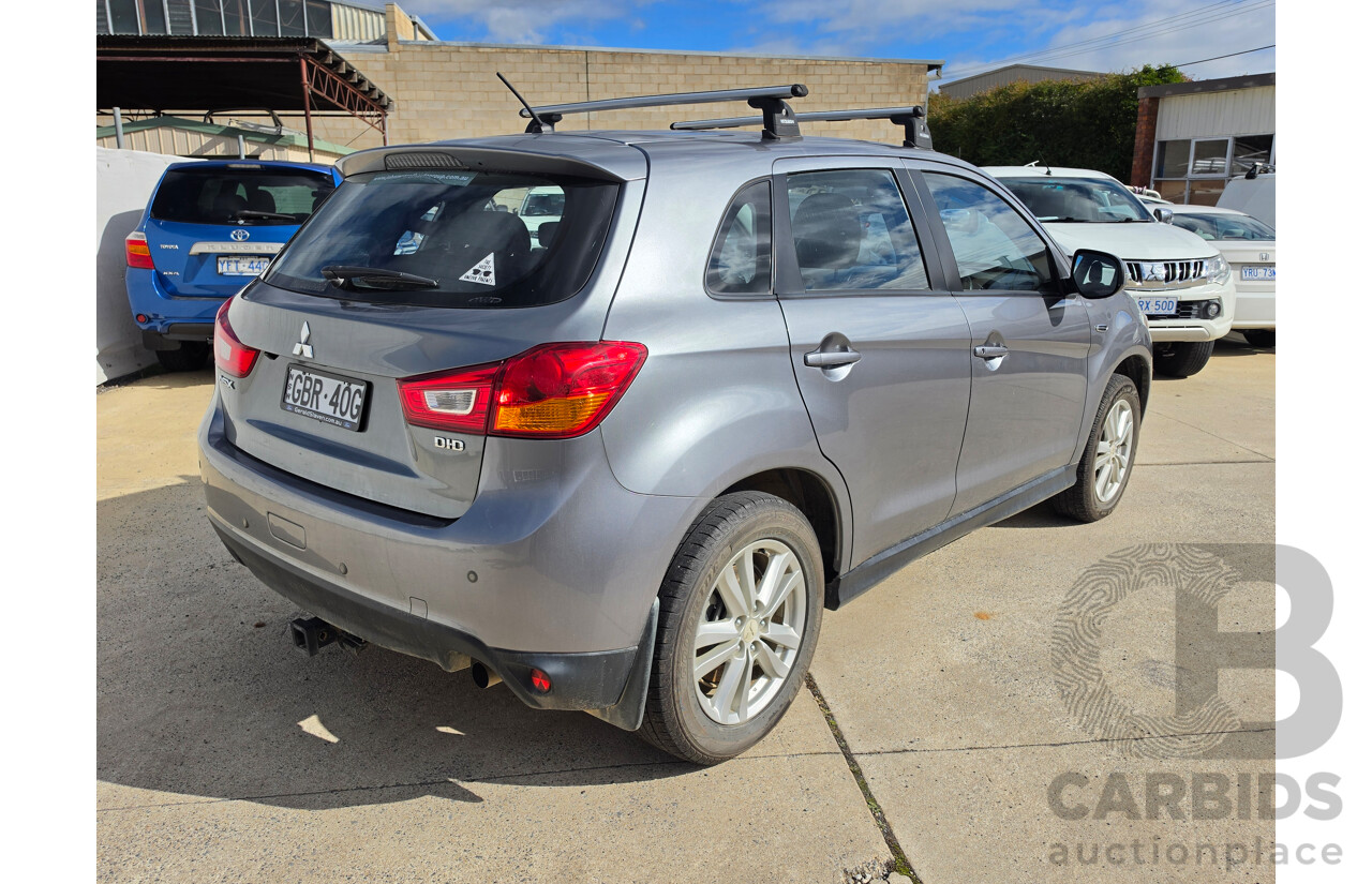 11/2013 Mitsubishi ASX (4wd) XB MY14 4d Wagon Grey 2.3L