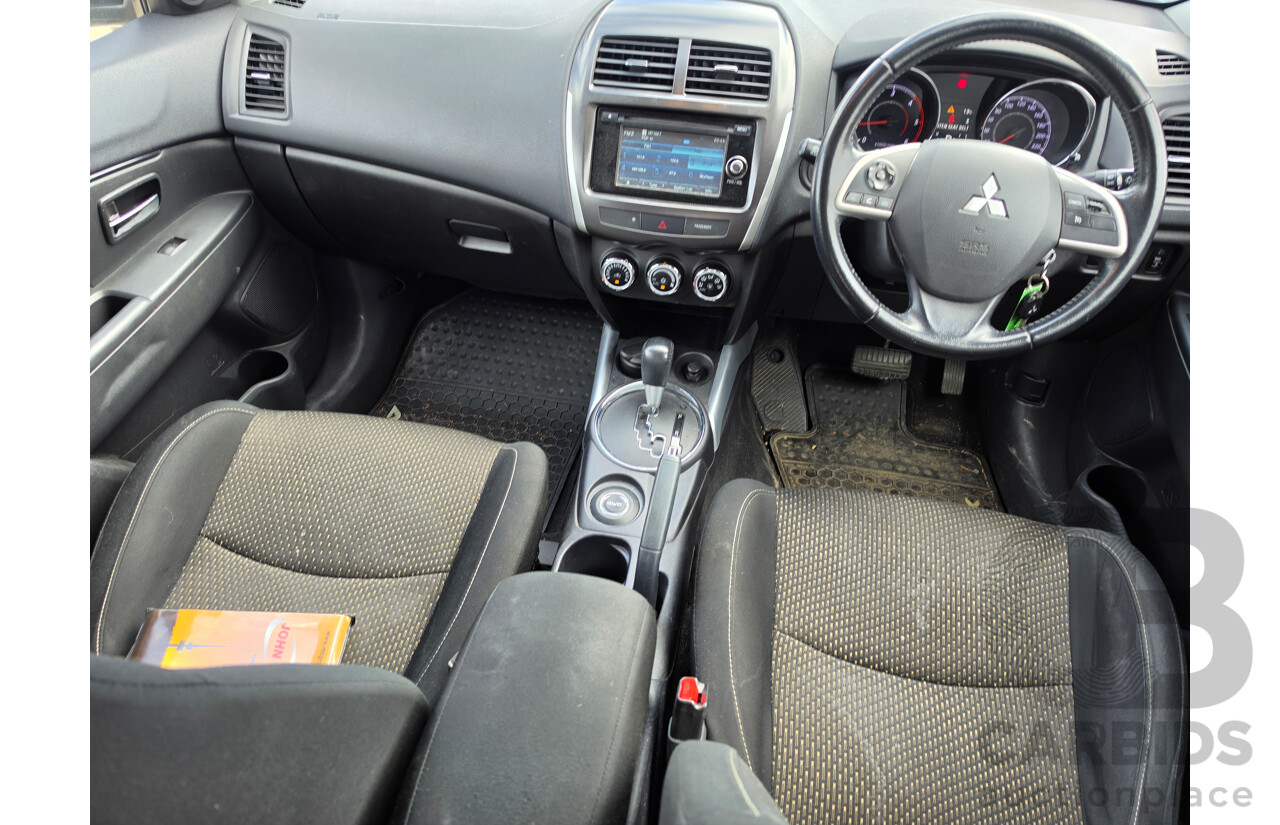 11/2013 Mitsubishi ASX (4wd) XB MY14 4d Wagon Grey 2.3L