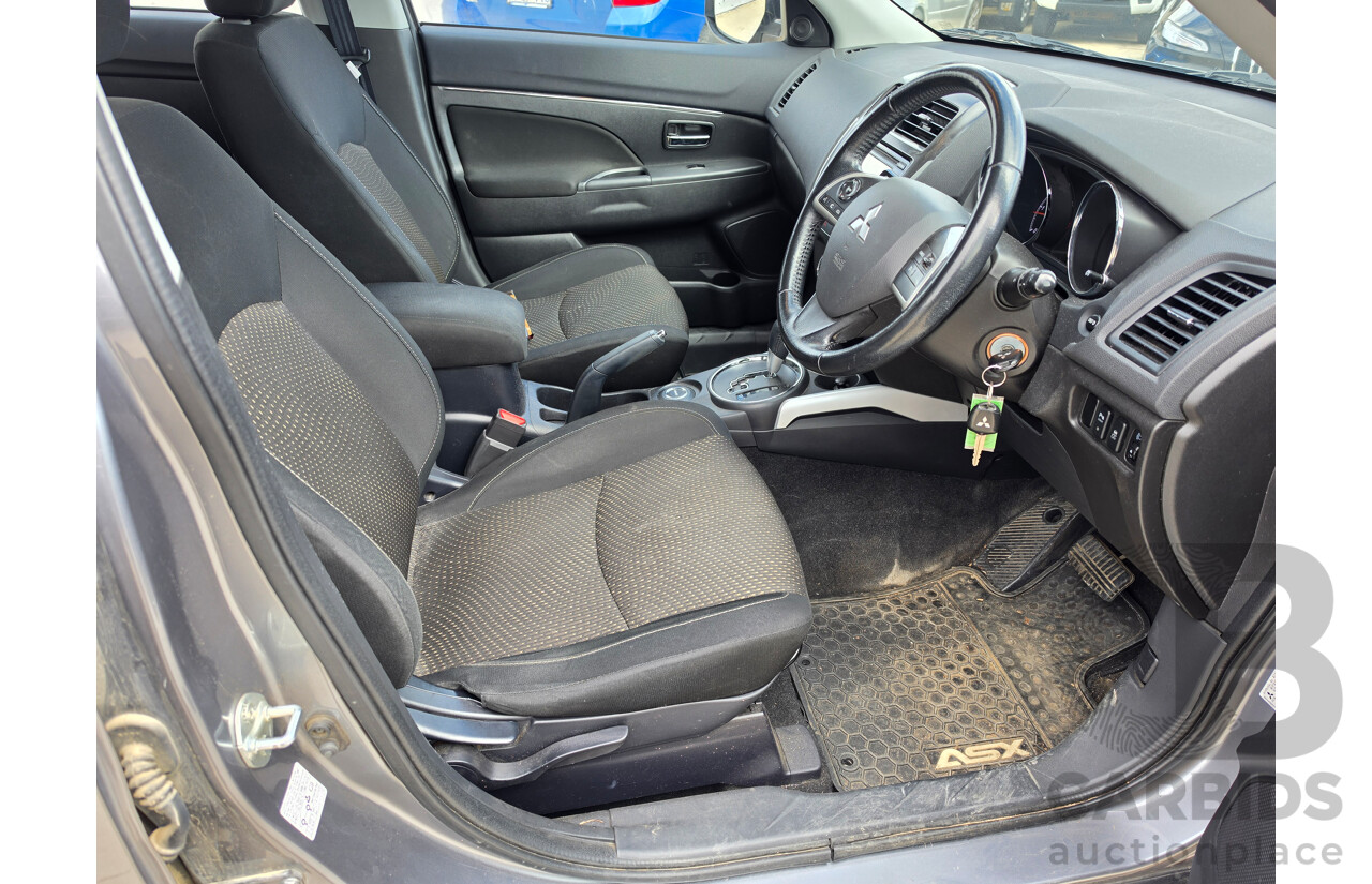 11/2013 Mitsubishi ASX (4wd) XB MY14 4d Wagon Grey 2.3L