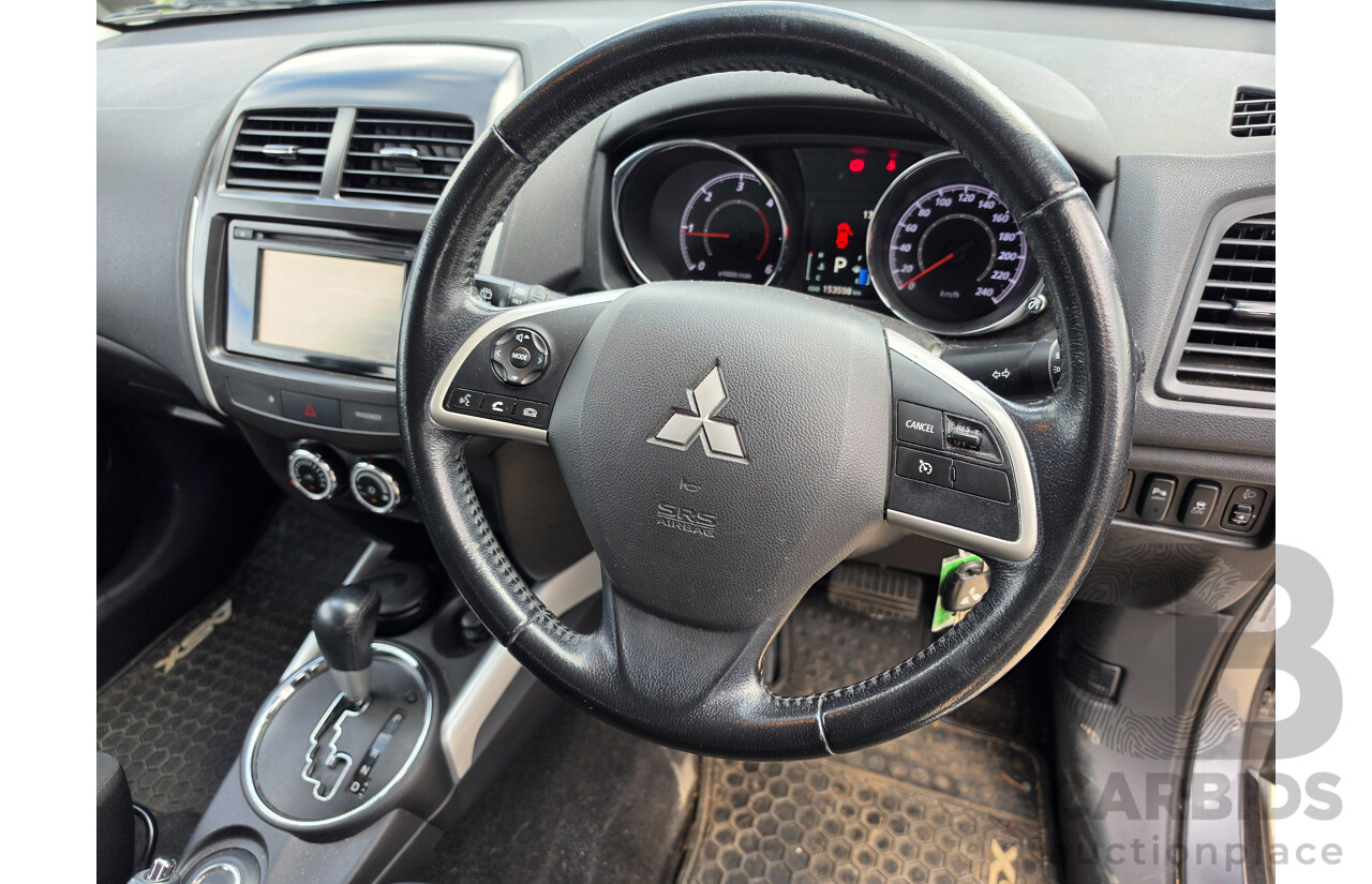 11/2013 Mitsubishi ASX (4wd) XB MY14 4d Wagon Grey 2.3L