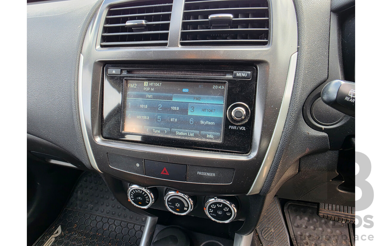11/2013 Mitsubishi ASX (4wd) XB MY14 4d Wagon Grey 2.3L
