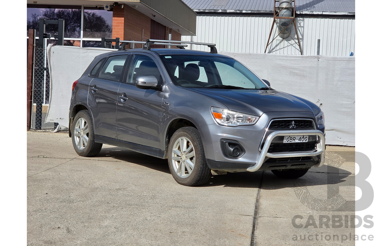11/2013 Mitsubishi ASX (4wd) XB MY14 4d Wagon Grey 2.3L