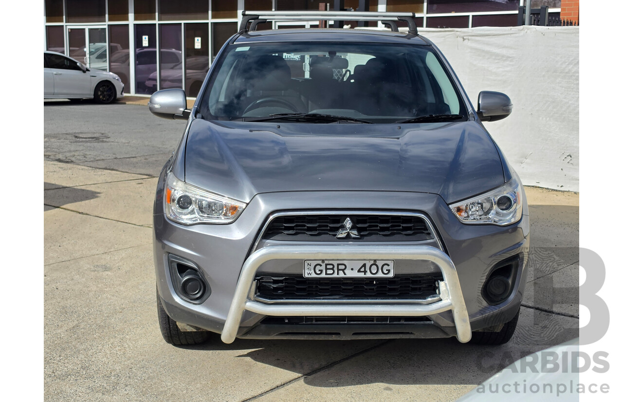 11/2013 Mitsubishi ASX (4wd) XB MY14 4d Wagon Grey 2.3L