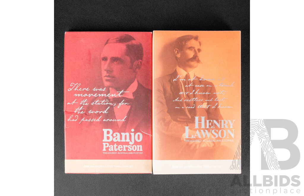 Australian RAM 2020 Fifty Cent Coins, Patterson and Lawson Sets