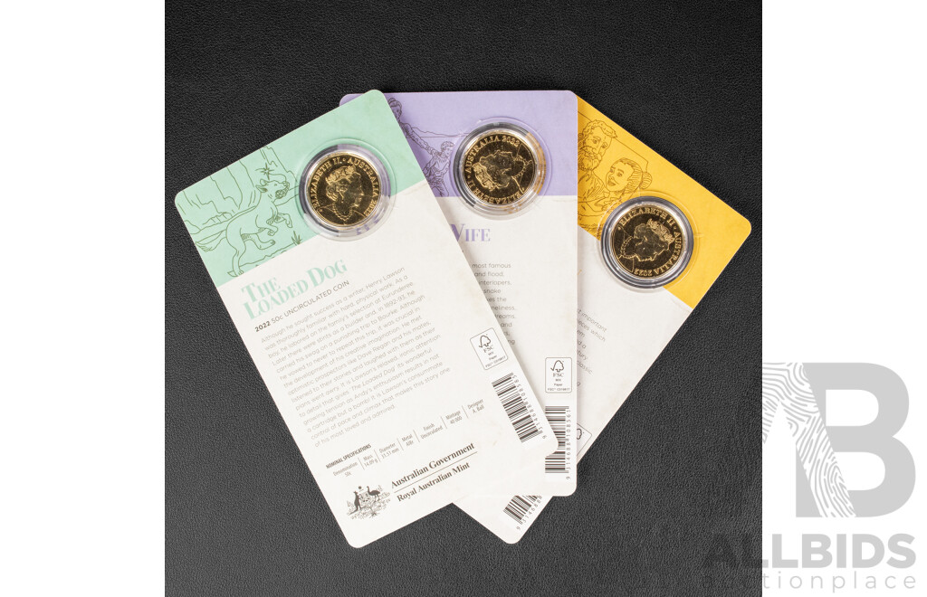 Australian RAM 2020 Fifty Cent Coins, Patterson and Lawson Sets