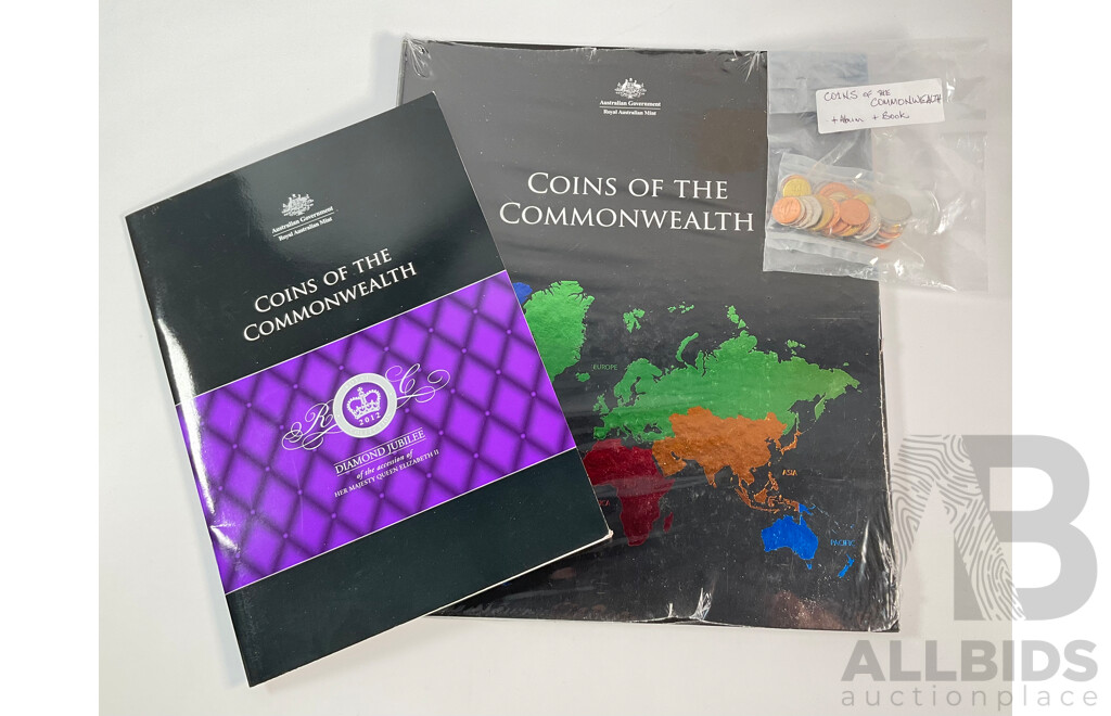 Sealed Australian RAM Coins of the Commonwealth, Includes 56 UNC Coins