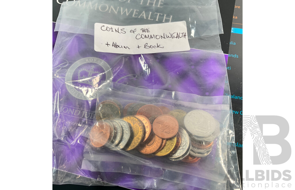 Sealed Australian RAM Coins of the Commonwealth, Includes 56 UNC Coins