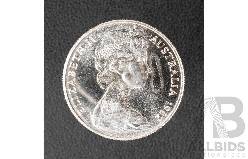 Australian RAM 1982 Silver Ten Dollar coin, Commonwealth Games .925