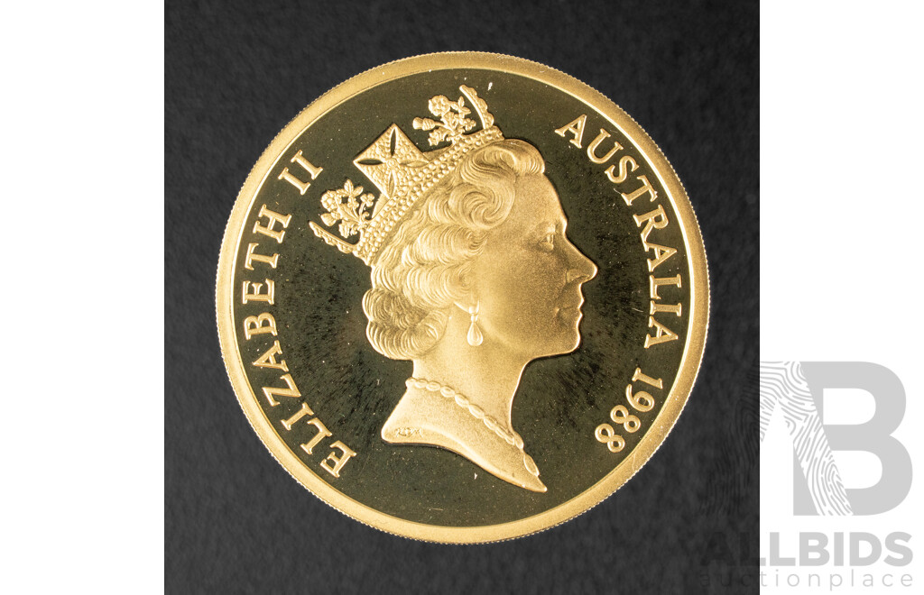 Australian RAM 1988 Proof Five Dollar Coin, New Parliament House