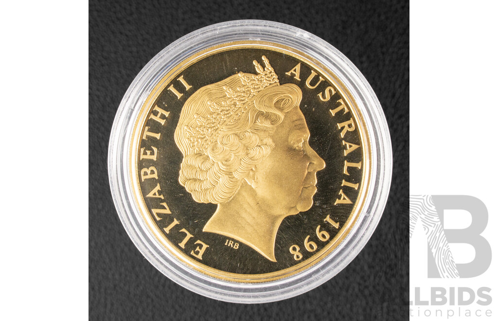 Australian RAM 1998 RAM Proof Five Dollar Coin, Flying Doctor Service