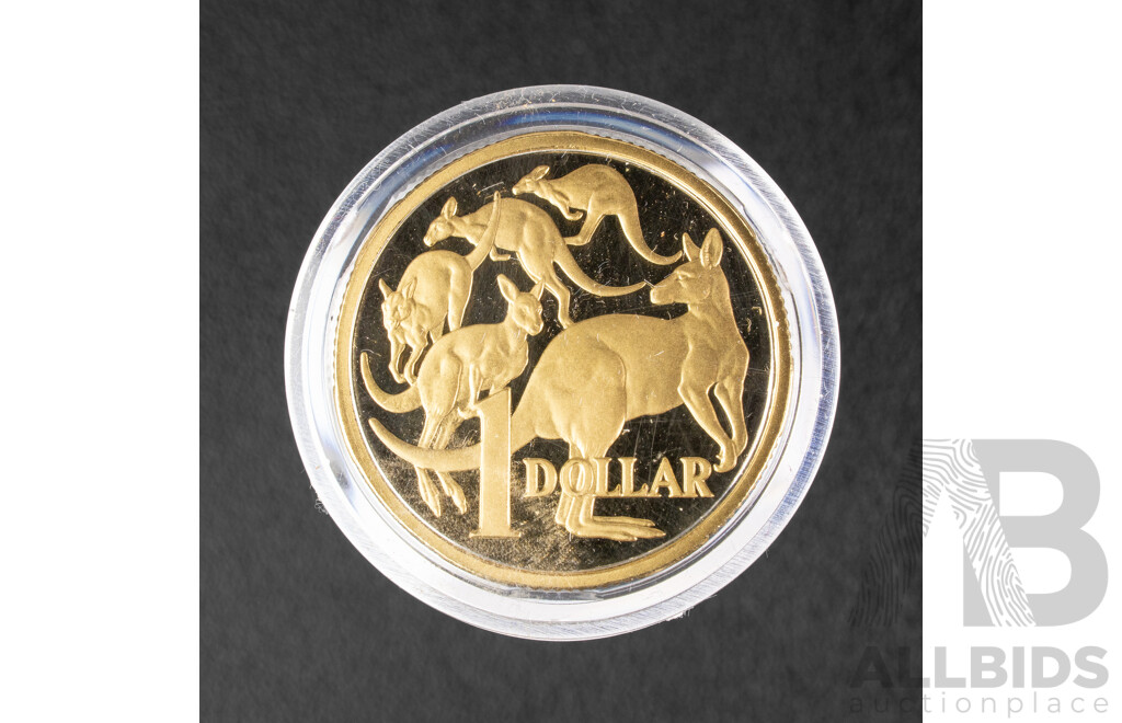 Australian RAM 1984 Proof One Dollar Coin, Year of First Issue