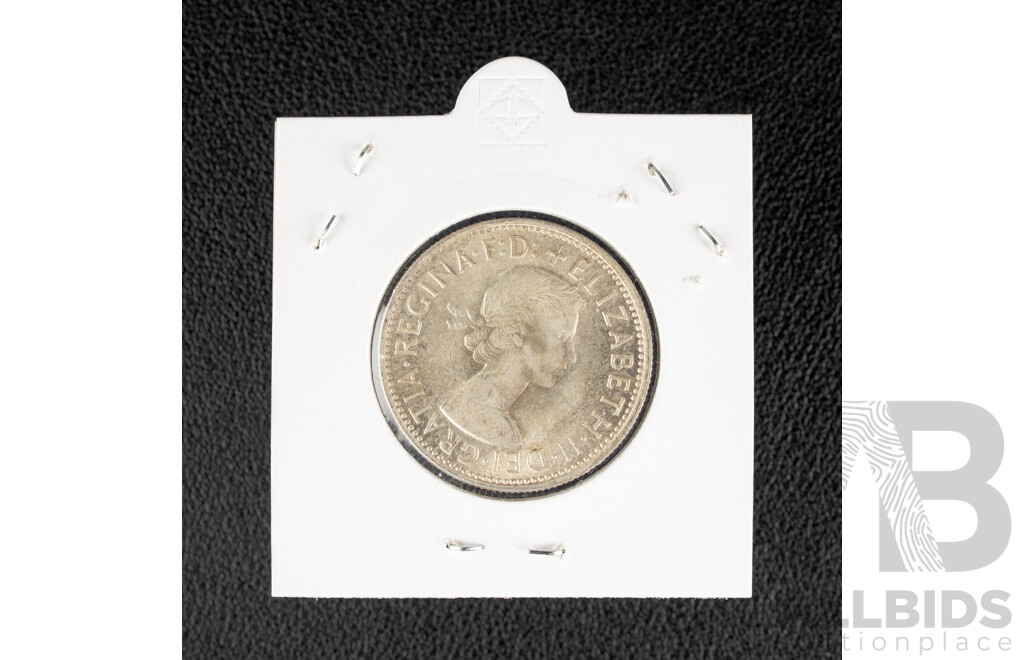 Australian 1954 Silver Florin, Royal Visit