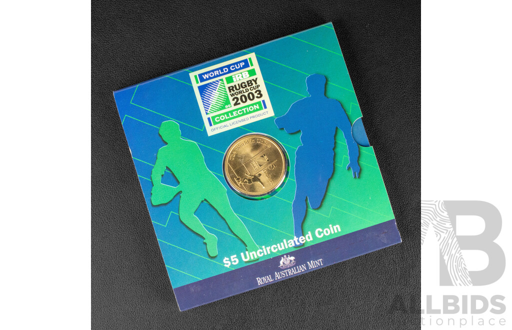Australian 2003 Five Dollar Coin, Rugby World Cup