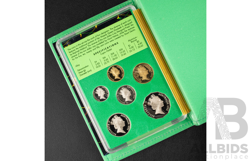 Australian RAM 1992 Proof Coin Set. Barcelona Olympics