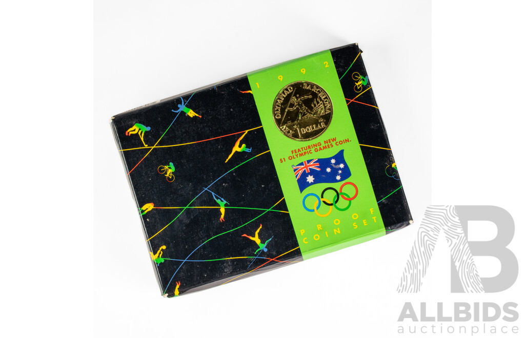 Australian RAM 1992 Proof Coin Set. Barcelona Olympics