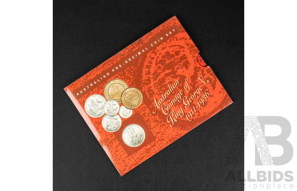 Australian 1926 Silver Predecimal Coins Set