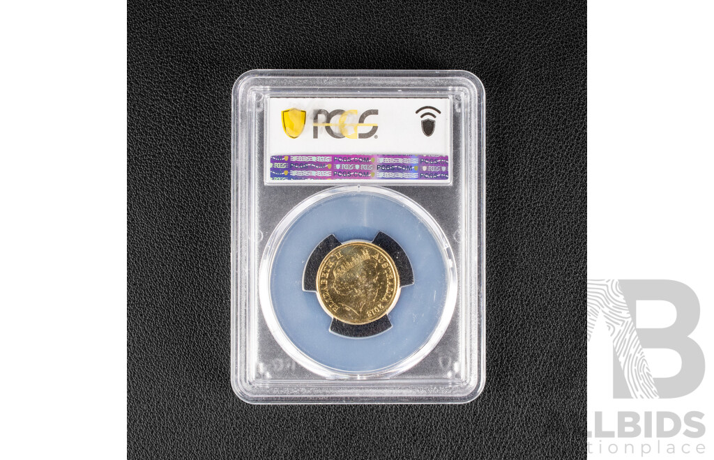 Australian 2018 Coloured Two Dollar Coin, Armistice Centenary, PCGS grae MS62 UNC2