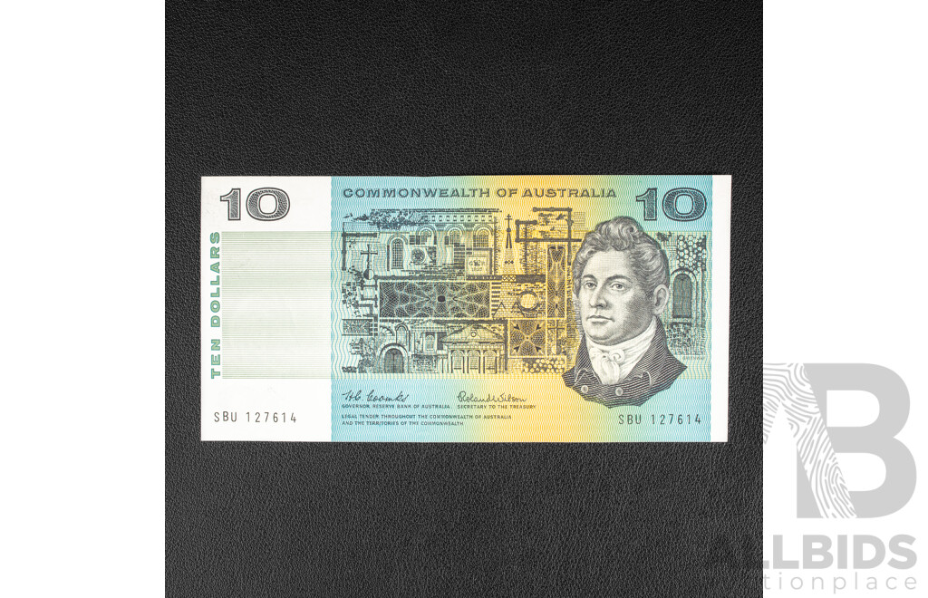 Australian 1966 UNC Ten Dollar Note Coombs/Wilson