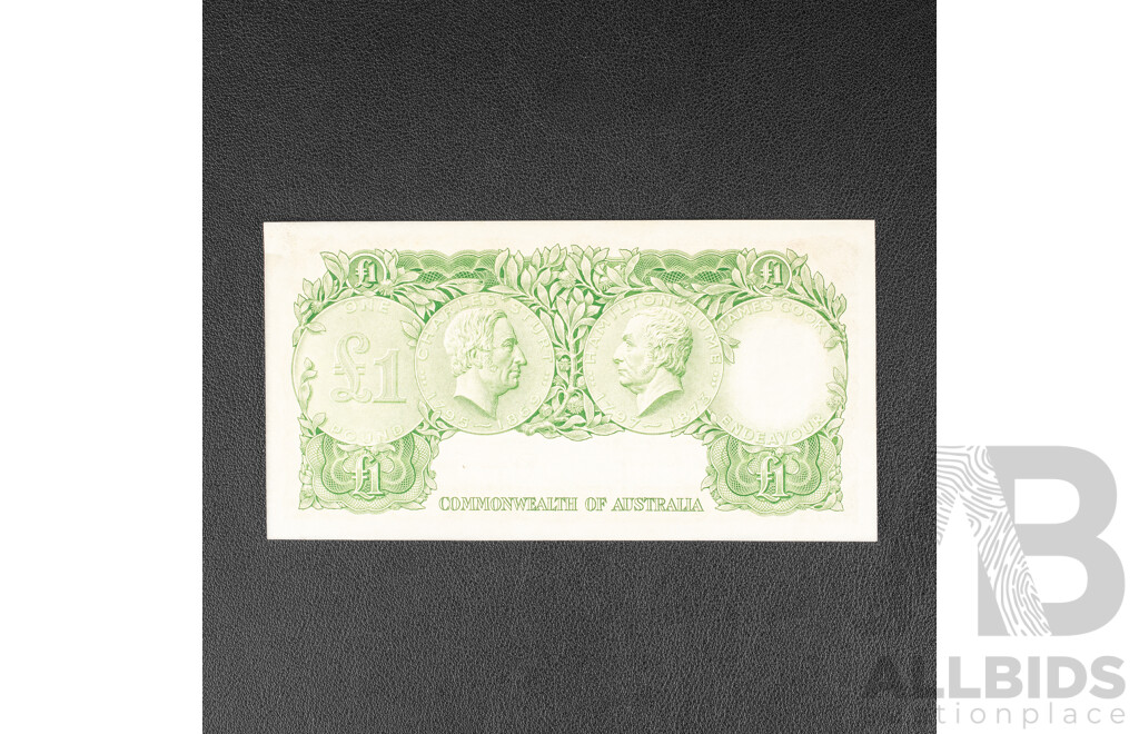 Australian 1953 One Pound Note Coombs/Wilson, R33, HA06 166618