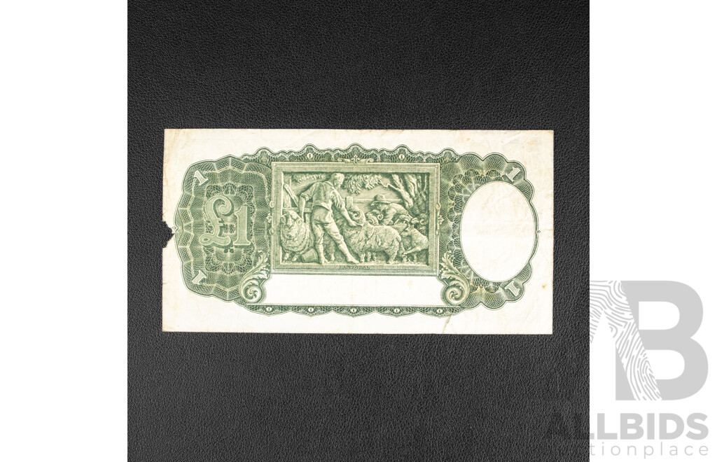 Australian 1938 One Pound Note Sheehan/McFarlane, R29, P51 992109