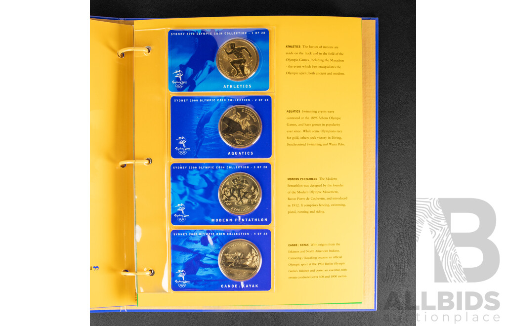 Australian 2000 Five Dollar Coin Set, Australian Sydney Olymics