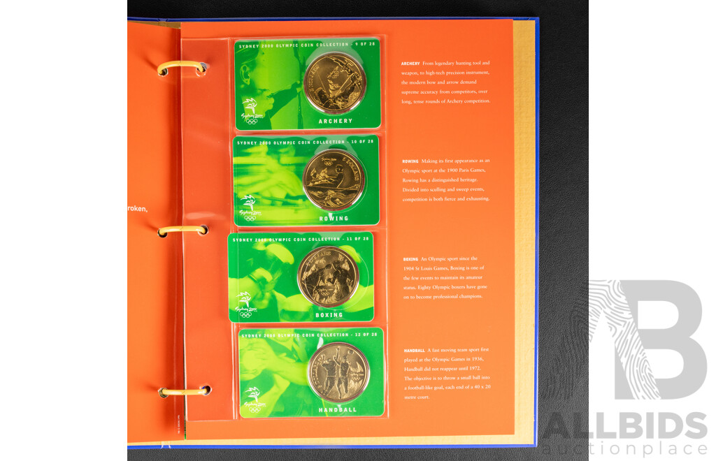 Australian 2000 Five Dollar Coin Set, Australian Sydney Olymics 