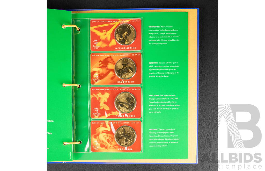 Australian 2000 Five Dollar Coin Set, Australian Sydney Olymics 